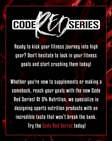 5% Nutrition Code Red Micronized Creatine | Monohydrate Powder Blend | Flavored Creatine for Power, Strength Endurance, Cellular Energy & Cognitive Health (Wild Berry) - Code-Red-Series | Brand-Story | About the Line