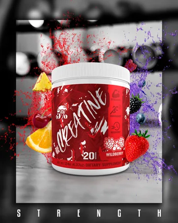 5% Nutrition Code Red Micronized Creatine | Monohydrate Powder Blend | Flavored Creatine for Power, Strength Endurance, Cellular Energy & Cognitive Health (Wild Berry) - Code Red Series | Brand Story | Creatine