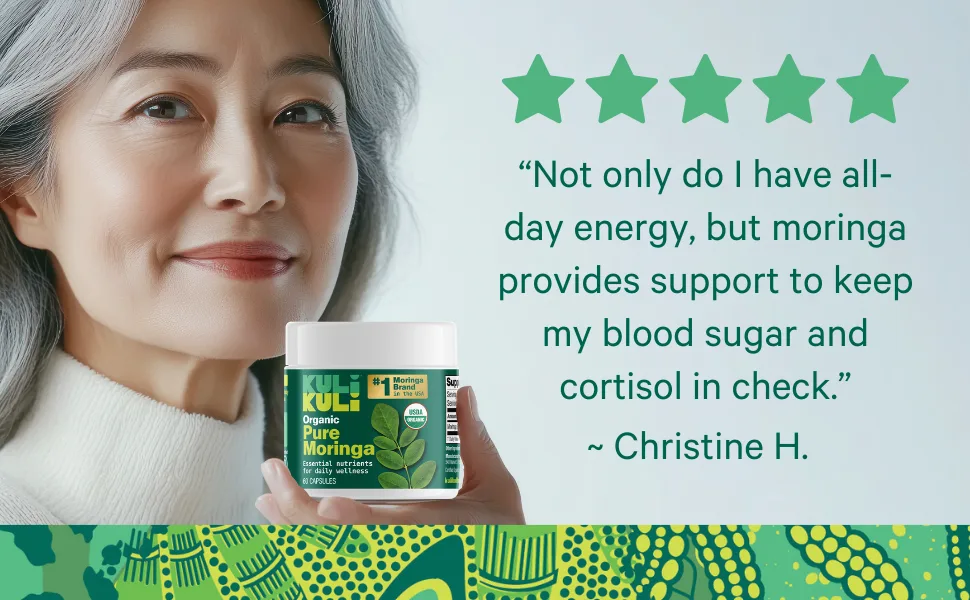 KULI KULI Organic Pure Moringa Capsules, 60 CT - product information 9