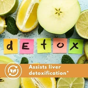HAPPY MILLIONS Liver Support Supplement | with Milk Thistle, Dandelion, Beetroot, Zinc & Herbal Blend | 60 Veg Capsules - digestive enzyme support capsules