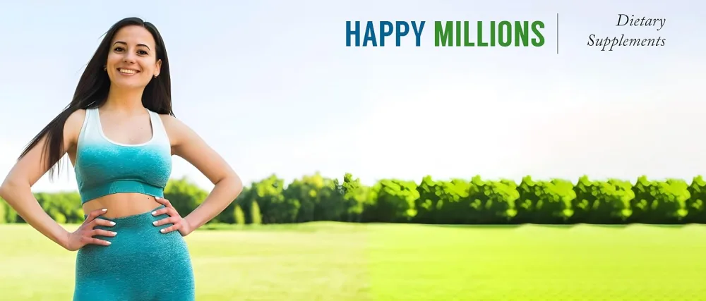 HAPPY MILLIONS Liver Support Supplement | with Milk Thistle, Dandelion, Beetroot, Zinc & Herbal Blend | 60 Veg Capsules - HAPPY MILLIONS