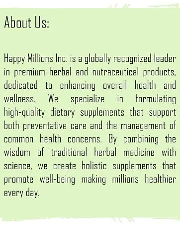 HAPPY MILLIONS Liver Support Supplement | with Milk Thistle, Dandelion, Beetroot, Zinc & Herbal Blend | 60 Veg Capsules - happy millions melatonin plus