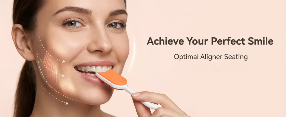 HEMILAB 2-in-1 Aligner Remover Tool & Seater Compatible with Invisalign Clear Aligners, Dual-Action Seating and Removal Tool for Retainers, 4 Pack 2 in 1- 4 Colors - Chewies for invisalign aligners