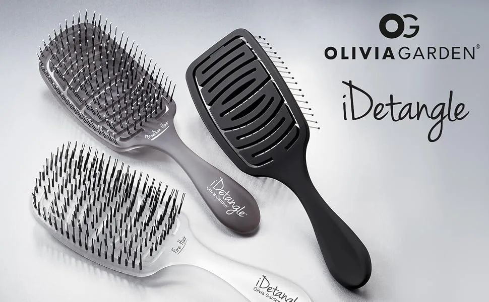 Olivia Garden iDetangle Hair Brush Thick - iDetangle Brush Collection by Olivia Garden