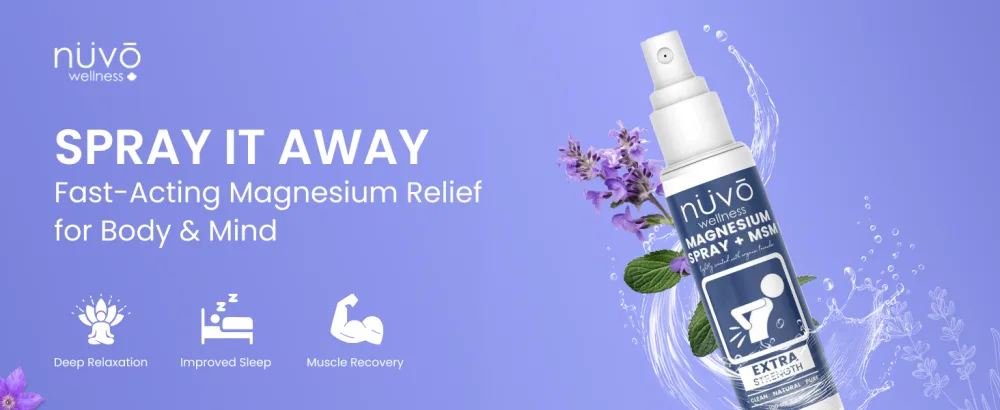 Magnesium Oil Spray with MSM - Lightly Scented with Lavender - Product of Canada (100 ml (Pack of 2)) - Magnesium Oil Spray
