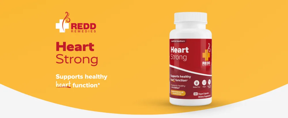 Redd Remedies, Heart Strong, Supports Cardiovascular Health, 60 Tablets - Heart Strong