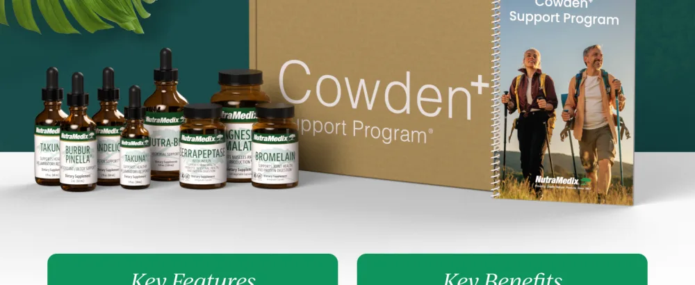 NutraMedix Herbal Supplements for Full Body Detox, Cleanse & Energy Support - Cowden+ Support Program, Month 2 - Sweet Leaf Stevia & Cats Claw Extract, Burbur Pinella & More Cowden+ Support Program Month 2 - nutramedix