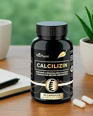 VitaPharm Calcilizin Calcium L-Pidolate & L Lysine Capsules Bone Strength & Bone Health Support Calcium for Men & Women Non-GMO Bone Support Supplement 30 Capsules - product information 12