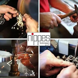 Nippes Solingen Tweezers 37SGP 9 cm for removing fine hairs nickel plated steel Diagonal - nippes