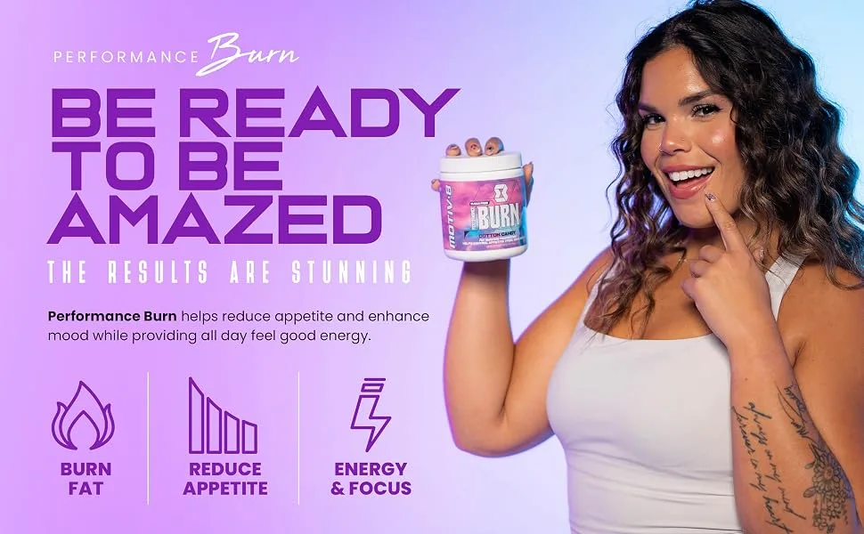 Motiv-8 Pre-Workout Performance, Sugar Free Pre-Workout, Boost Energy and Focus, Improve Workouts, Enhances Mood (30 Servings, Cherry Lemonade) Cherry Lemonade Burn - Motiv 8