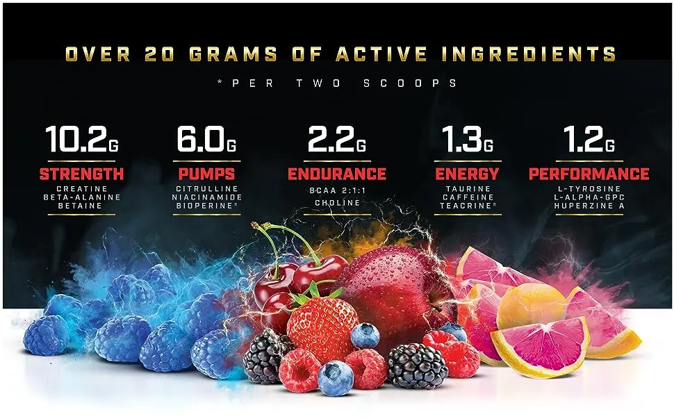 LIMITLESS Magnum Nutraceuticals Premium Quality, Blue Raspberry/Fruit Punch, 504g - Supports Increase Energy, Focus, and Endurance - magnum