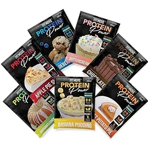 Just Move Protein Sample Pack Bundle - 7 Flavors - Protein Samples Vegan
