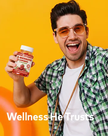 HFELIZ Choline Supplement Gummies Sugar Free, 500mg Choline Bitartrate Per Serving, Brain Health, Liver Support, Focus & Energy, 60 Gummies - Wellness He Trusts
