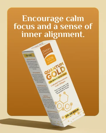 Quantum Gold Liquid Ormus Monoatomic Gold Elixir 24K | Colloidal Gold & Liquid Gold Ormus Supplement for for Pineal Gland Activation, Lucid Dreaming & Higher Energy Alignment (2oz.) - Quantum Gold