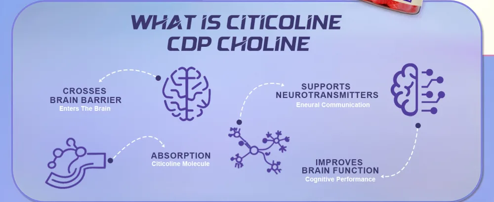 ABYSSUS Citicoline Gummies 1000mg (CDP Choline), Sugar Free Citicoline Supplements for Cognitive & Brain Function, Liver Health, Vegan, 60 Count - product information 10
