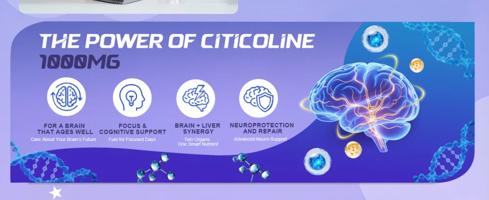 ABYSSUS Citicoline Gummies 1000mg (CDP Choline), Sugar Free Citicoline Supplements for Cognitive & Brain Function, Liver Health, Vegan, 60 Count - product information 12
