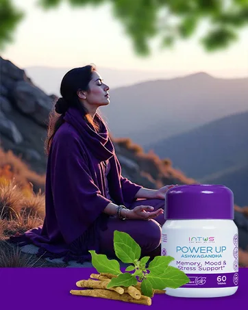 Intus Mind Bacopa Ayurvedic Supplement with Brahmi Supports Cognitive Support & Mental Clarity 60 Capsules - Intus Mood and stress support