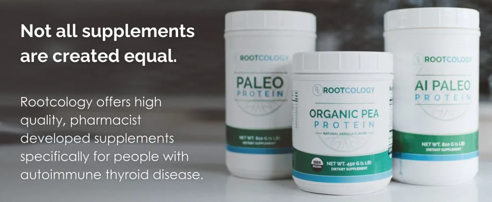 Rootcology by Izabella Wentz | Thyroid Conversion Support | Specialized Blend of Nutrients and Herbs for Thyroid Support | 120 Capsules, 60 Servings - Thyroid Conversion Support
