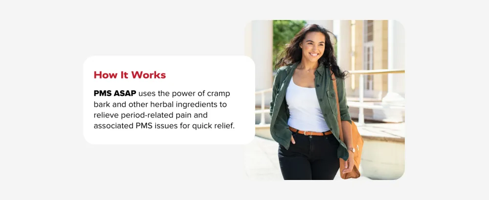 Redd Remedies, PMS ASAP, Includes Cramp Bark & Dong Quai, 60 Vegan Capsules - PMS ASAP