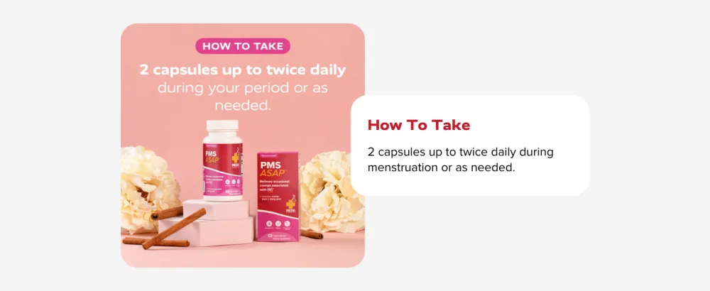 Redd Remedies, PMS ASAP, Includes Cramp Bark & Dong Quai, 60 Vegan Capsules - PMS ASAP