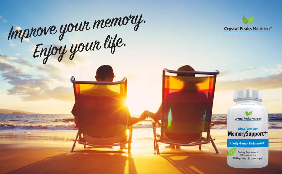 Memory Boost + Brain Support Supplement Nootropic for Focus, Concentration, Memory. Enhanced Energy, Recall and Alertness - 60 Capsules/30-day Supply. - brain booster supplements memory support vitamins focus pills health dynamic vital mental