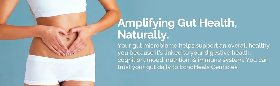 EchoHeals CEUTICALS Acidophilus Probiotic - 30 Billion CFUs, Digestive & Immune Support, 60 Capsules - probiotics supplements for weight loss probiotic nutritional supplements