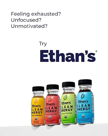 Ethan's Feel Good Pre-Workout & Hydration Drink Mix | Plant-Based Caffeine, Electrolytes, B-Vitamins - Pineapple Pineapple 8.46 Ounce (Pack of 1) - Feeling exhausted? Unfocused? Unmotivated? Try Ethan's
