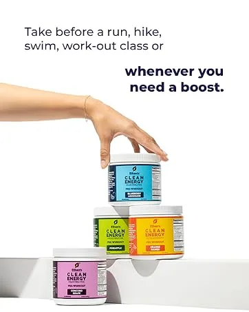 Ethan's Feel Good Pre-Workout & Hydration Drink Mix | Plant-Based Caffeine, Electrolytes, B-Vitamins - Pineapple Pineapple 8.46 Ounce (Pack of 1) - take before a run, hike, swim, work-out class or whenever you need a boost