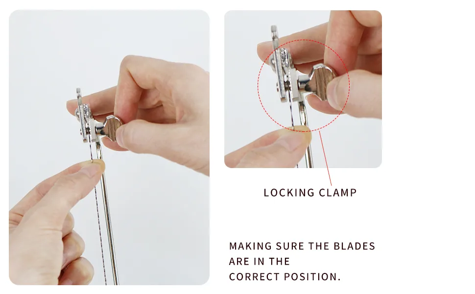 NIUPIKA Jeweler's Saw Frame Adjustable with 144 Blades Professional Jewelry Making Kit - Locking Clamp