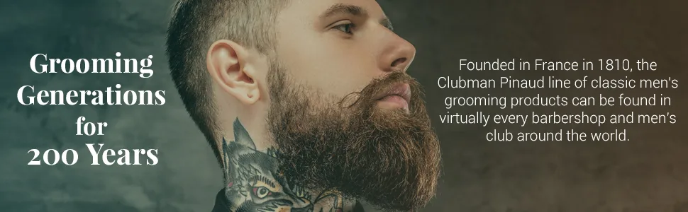 Clubman Pinaud Beard Kit  includes Beard Conditioner  Beard Balm and Beard Oil - Clubman Beard 3 Piece Kit (Beard Conditioner Balm & Oil) …
