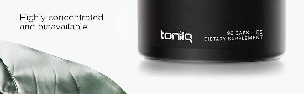 Toniiq Bacopa - Ultra High Potency 45:1 Extract with 75% Bacosides - Highly Concentrated - Third-Party Lab Tested - 90 Capsules - bacopa