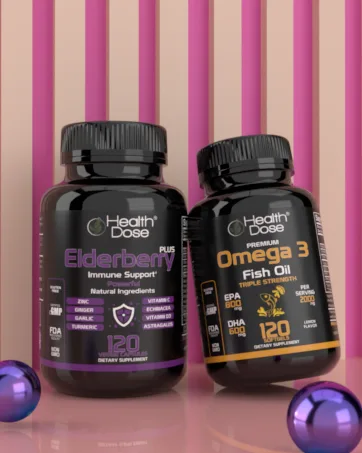 Health Dose Multivitamin Dose Adults 100 Gummies (1) - ELDERBERRY AND OMEGA 3