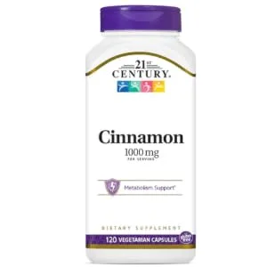 21st Century Cinnamon, 120 Vegetarian Capsules (500 mg per Capsule) (Pack of 2) 1 120 Count (Pack of 2) - product information 6