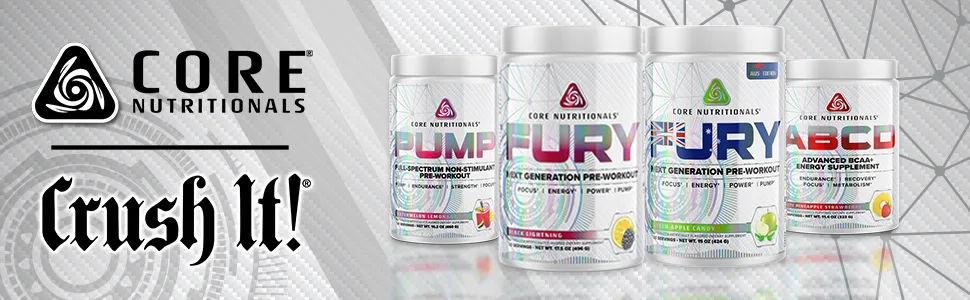 Core Nutritionals Pump Full-Spectrum Non-Stimulant Pre-Workout, with N03T Nitrate, Peak02, Alpha GPC, for Maximum Pump, Strength, and Performance 20 Servings (Fun Sweets Cotton Candy Blue Raspberry) Fun Sweets Cotton Candy  - preworkout