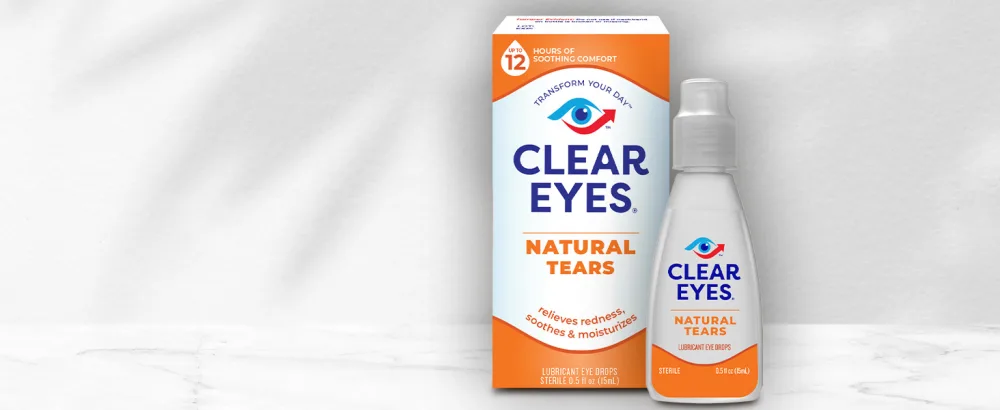 Clear Eyes 7 Symptom Relief Eye Drops, 0.5 Fl Oz (Pack of 3) - Natural