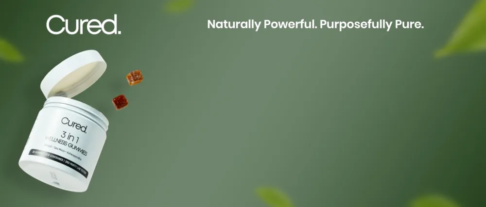 Cured 5in1 Performance Gummies - Naturally Powerful. Purposefully Pure.