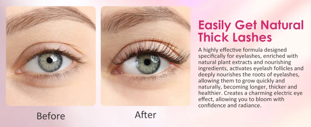 Eyelash Growth Serum with Biotin & Advanced Peptides Complex Lash Serum for Eyelash Growth Promotes Thicker & Longer, Healthy Eyelashes 0.18 Fl. Oz. (5ml) - eyelash serum