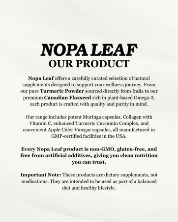 NOPA Leaf Apple Cider Vinegar Capsules 1500 mg per Serving 120 Capsules Dietary Supplement, Non-GMO - product information 2