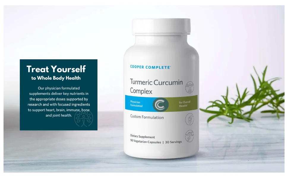 Cooper Complete - Turmeric Curcumin Complex with BioPerine 90 Softgels. Pack of 1 - turmeric curcumin