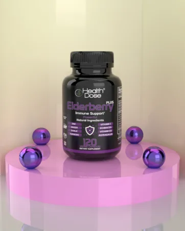 Health Dose Potassium + Iodide (KI) Tablets 130mg 140 Tablets for Thyroid Support, Cellular Metabolism & Electrolyte Balance Non-GMO, Gluten-Free, GMP Certified, 5 Pack - Elderberry Plus
