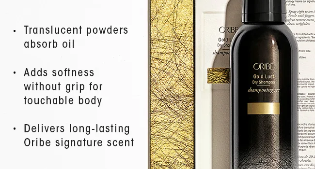 Oribe Gold Lust Dry Shampoo 1.5 Ounce - Modern, reparative ingredients combined with healing oils instantly restore strands.