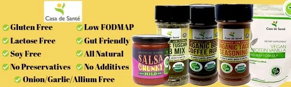 Casa de Sante Advanced Probiotic & Prebiotic - GLP-1 Support for Sensitive Stomachs | Low FODMAP Gut Friendly Synbiotic 4.4B CFU PreforPro Technology - 60 Delayed Release Capsules - Casa de Sante Probiotic and Prebiotic Dietary Supplement