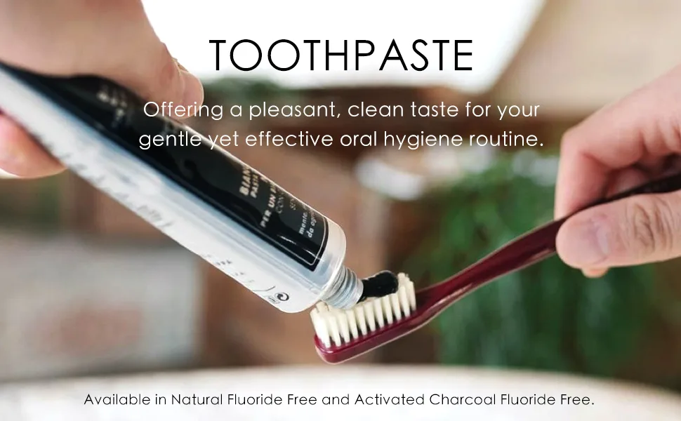 ACCA KAPPA Activated Charcoal Fluoride Free Toothpaste Natural Whitening with Liquorice and Sage - Acca Kappa Toothpaste