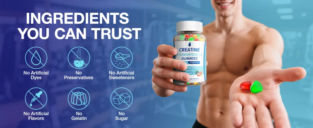 Creatine Gummies for Men & Women - Creatine Monohydrate Gummies 5g, Muscle Builder, Energy Boost & Pre-Workout Supplement, Low Sugar Taurine Chewable Gummy 2 Pack Fruit 80 Count (Pack of 2) - creatine monohydrate