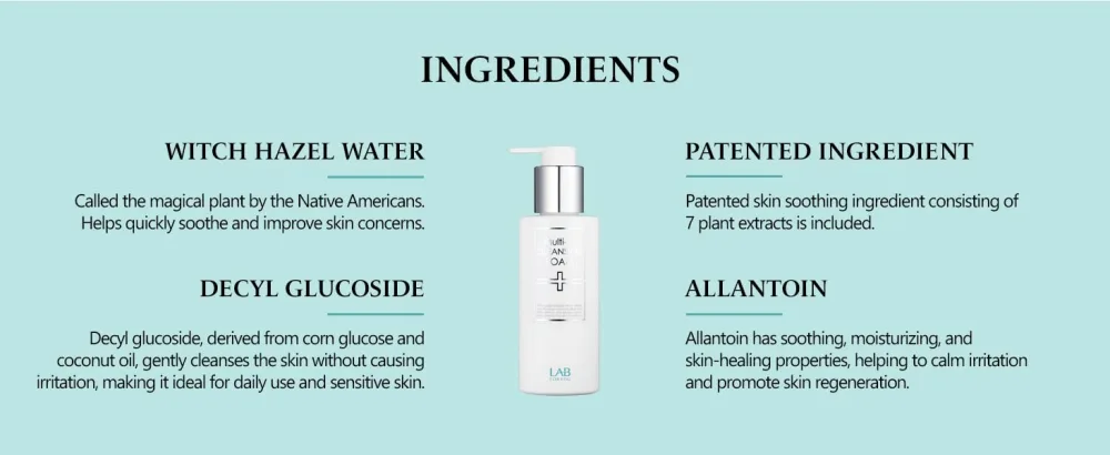 LAB FOR YOU Multi-Ex Cleansing Foam Korean Auto Foaming Formula with Decyl Glucoside | PH Balancing Cleanser with Natural Surfactant for Women | 150ml - product information 9
