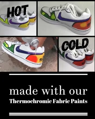 Temperature Activated Thermochromic Powder Pigment Black Changing to COLORLESS (Translucent White) at 158F/70C Perfect for Electronics Overheating Indicator Black-colorless 158f/70c - Color Changing Shoes