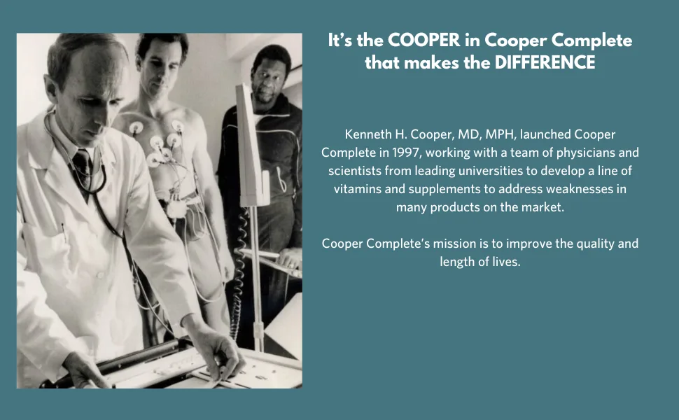 Cooper Complete Advanced Daily Probiotic- 35 Billion CFU | Provides Probiotics to Support Gut Microflora. 30 Capsules. Pack of 1 - Dr Kenneth H. Cooper clinic testing