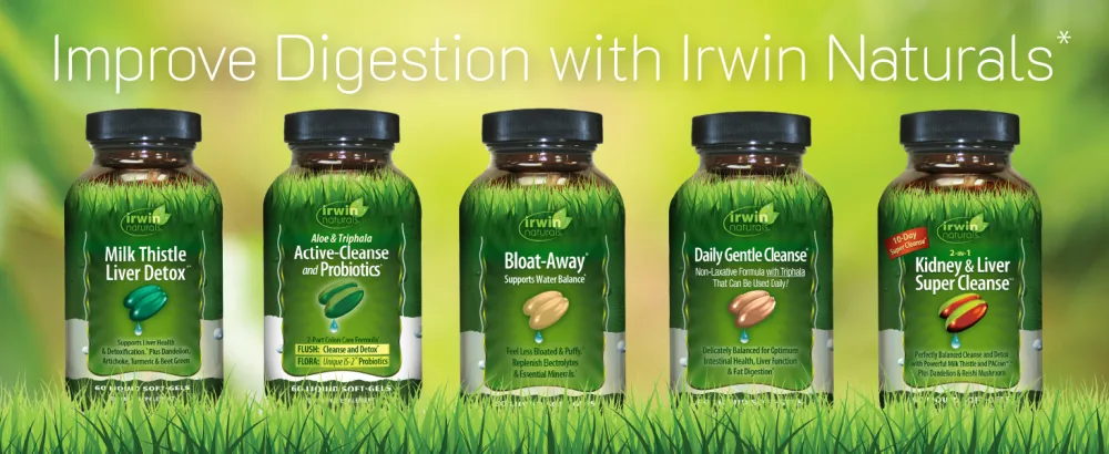 Irwin Naturals Milk Thistle Triple-Detox Advanced Liver & Detox Support, 60 Liquid Softgels - Cleanse Products
