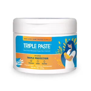 Triple Paste Diaper Rash Cream  Hypoallergenic Medicated Ointment for Babies  2 oz - Triple Paste - Triple protection