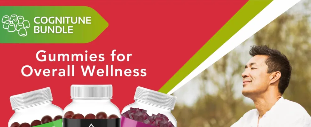 CogniTune Gummy Wellness Bundle - Resveratrol, Shilajit, and Methylfolate Gummies - Gummy Wellness Bundle
